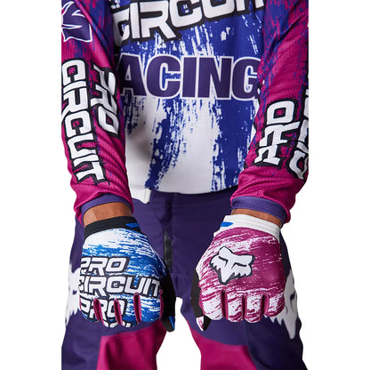 Polera Moto 180 Pro Circuit Blanco/Azul Fox