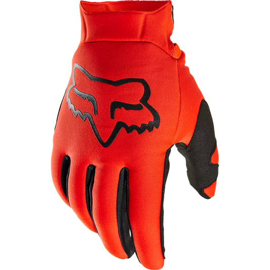 Guantes Moto Defend Thermo Offroad Naranjo Fox