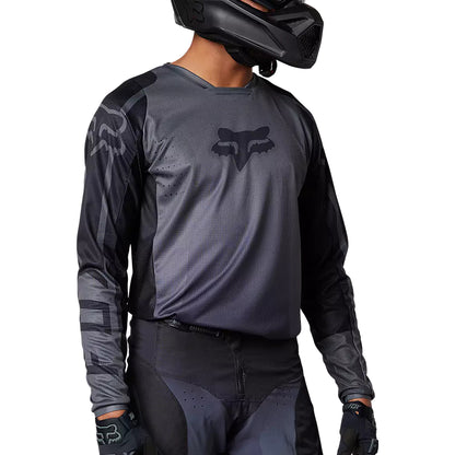 Polera Moto 180 Leed Gris/Negro Fox polera moto fox motocross