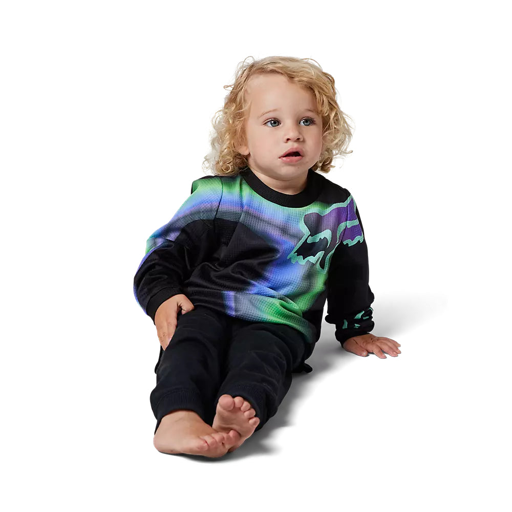 Polera Moto Infantil 180 Toxsyk Negro Fox
