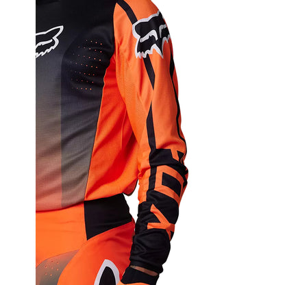 Polera Moto 180 Leed Naranjo/Negro Fox polera moto fox motocross