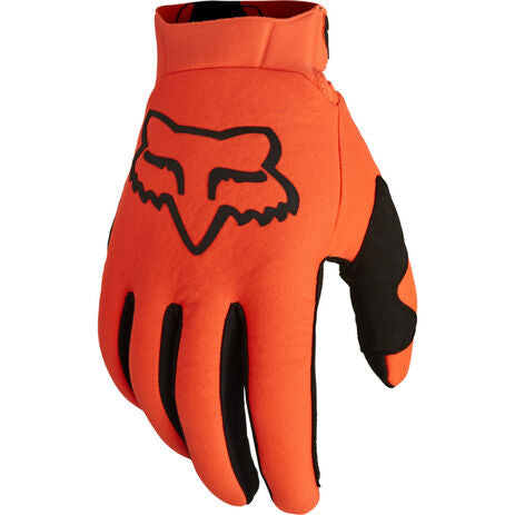 Guantes Moto Defend Thermo Offroad CE Naranja Fox