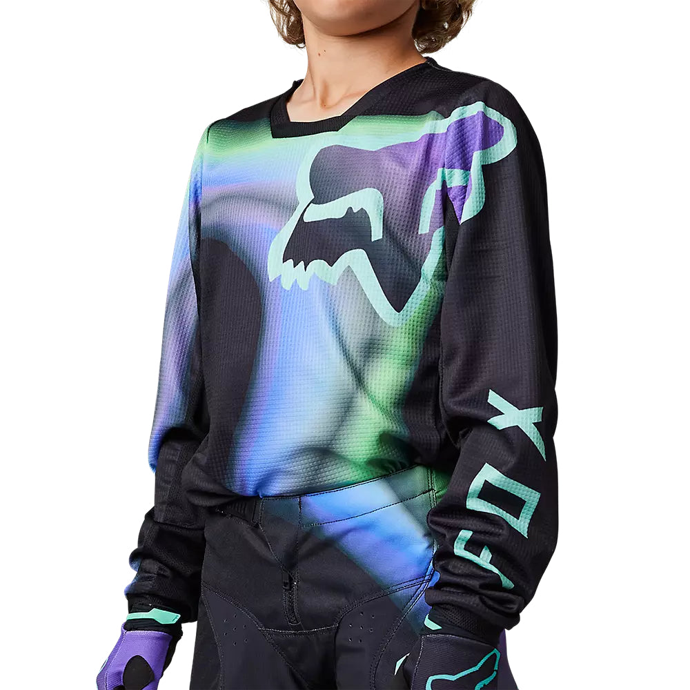 Polera Moto Niño 180 Toxsyk Negro Fox