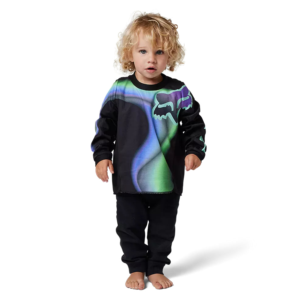 Polera Moto Infantil 180 Toxsyk Negro Fox