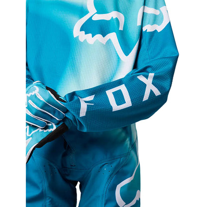 Polera Moto Niña 180 Toxsyk Celeste Fox polera moto fox motocross