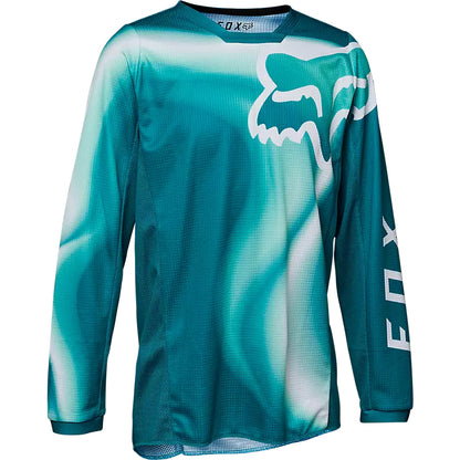 Polera Moto Niña 180 Toxsyk Celeste Fox polera moto fox motocross