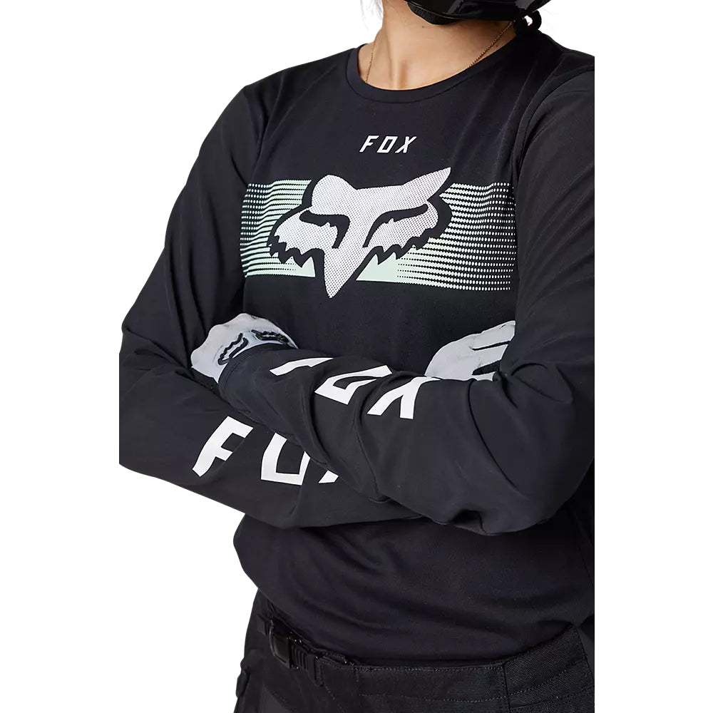 Polera Moto Mujer Ranger Off Road Negro Fox polera moto fox motocross