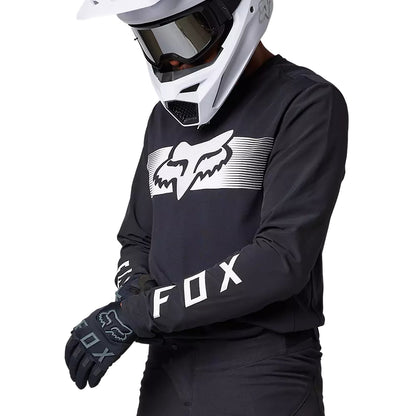 Polera Moto Ranger Offroad Negro/Blanco Fox polera moto fox motocross