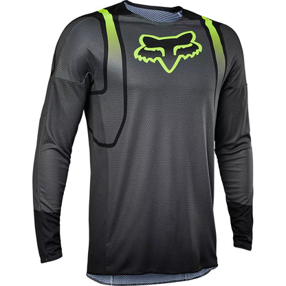 Polera Moto 360 Vizen Negro/Amarillo Fox polera moto fox motocross