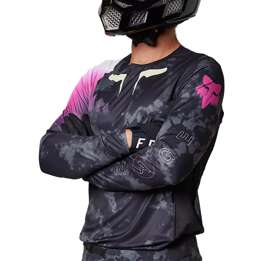 Polera Moto Flexair Detonate Negro Fox polera moto fox motocross