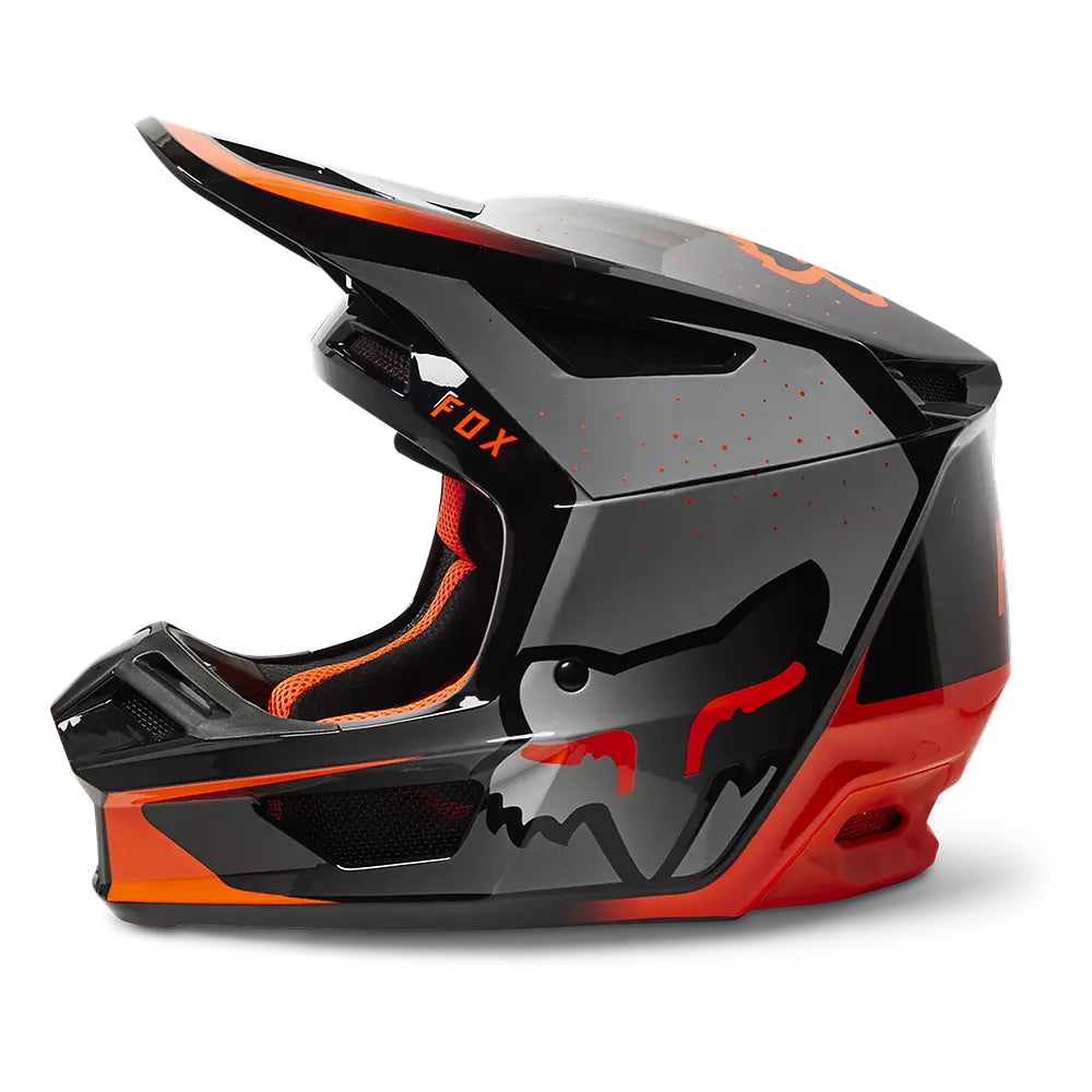 Casco Moto V2 Vizen Naranjo Fox | Casco Moto Fox casco fox racing motocross mtb