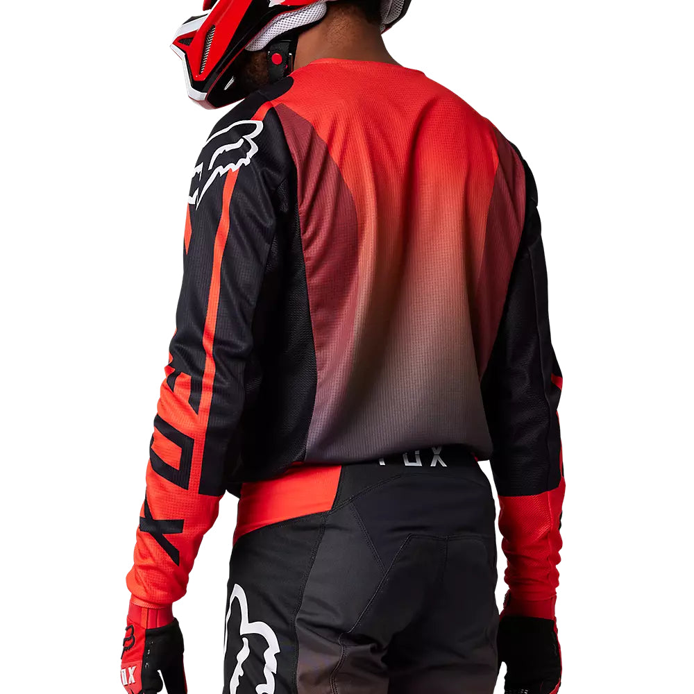Polera Moto 180 Leed Rojo/Negro Fox polera moto fox motocross