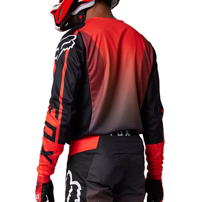 Polera Moto 180 Leed Rojo/Negro Fox polera moto fox motocross
