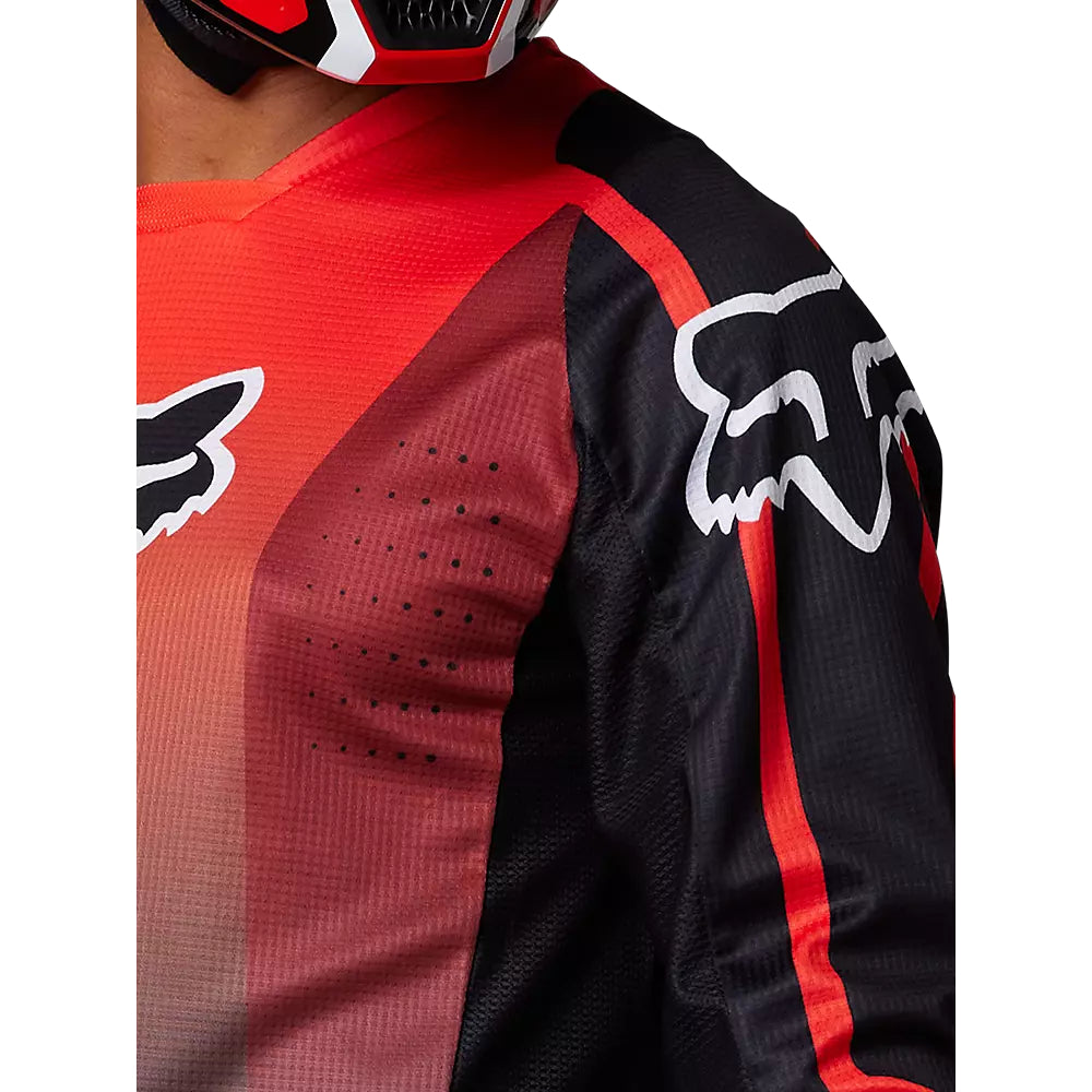Polera Moto 180 Leed Rojo/Negro Fox polera moto fox motocross