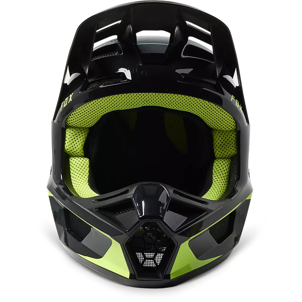 Casco Moto V2 Vizen Amarillo Fox | Casco Moto Fox casco fox racing motocross mtb