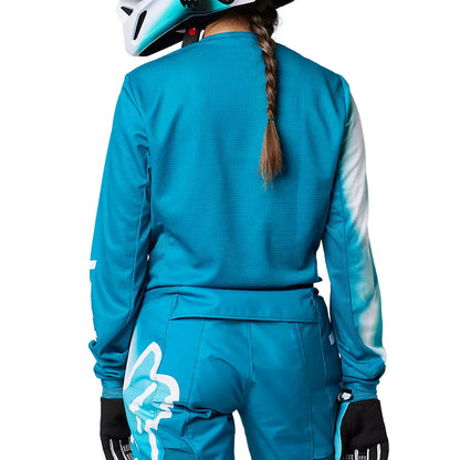 Polera Moto Mujer 180 Toxsyk Celeste Fox