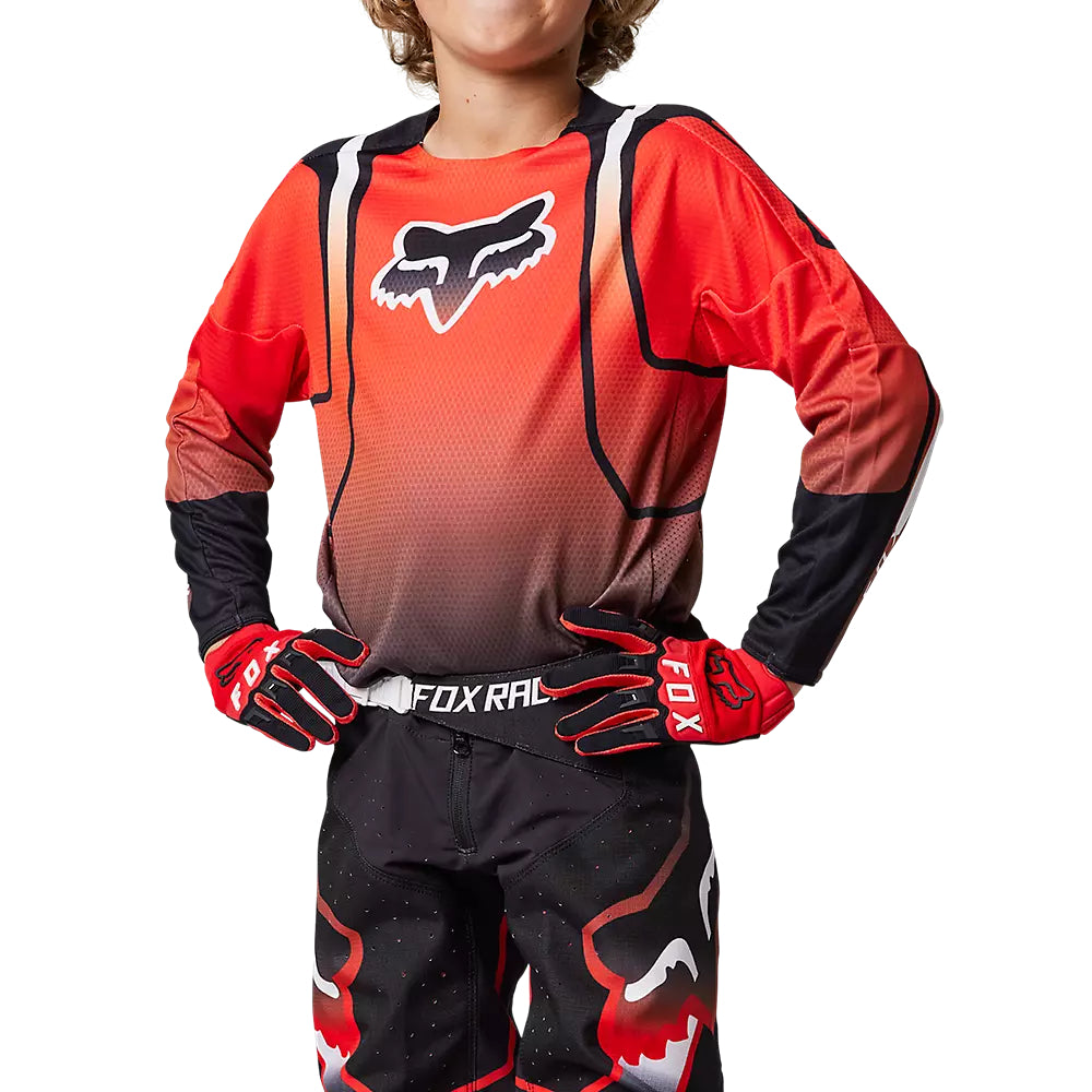 Polera Moto Niño 360 Vizen Rojo Fox polera moto fox motocross