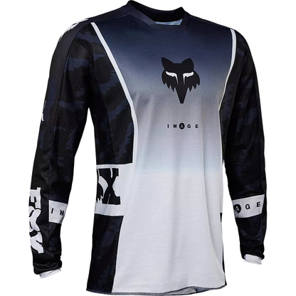 Polera Moto 180 Nuklr Azul/Blanco Fox polera moto fox motocross