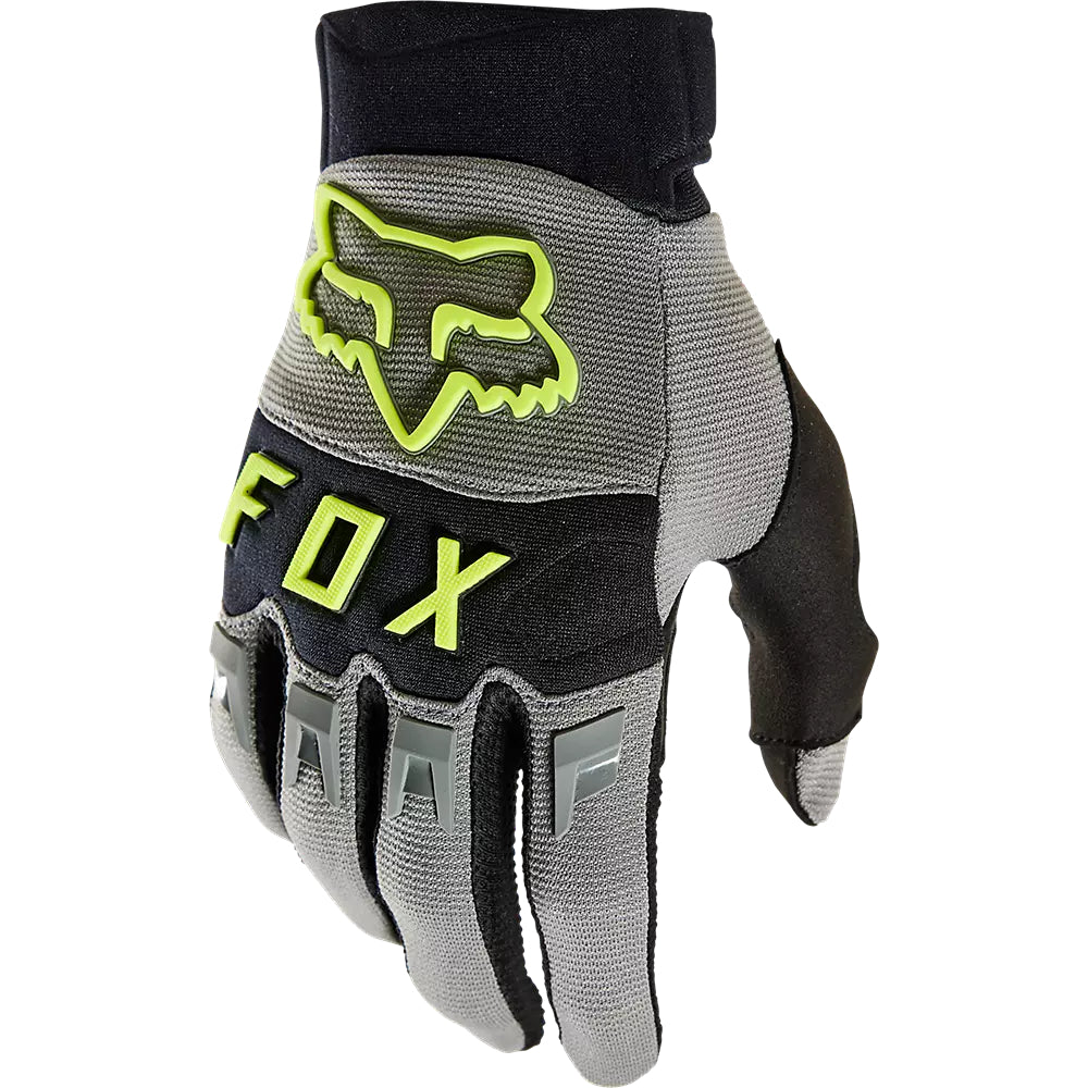Guantes Moto Dirtpaw CE Gris/Amarillo Fox