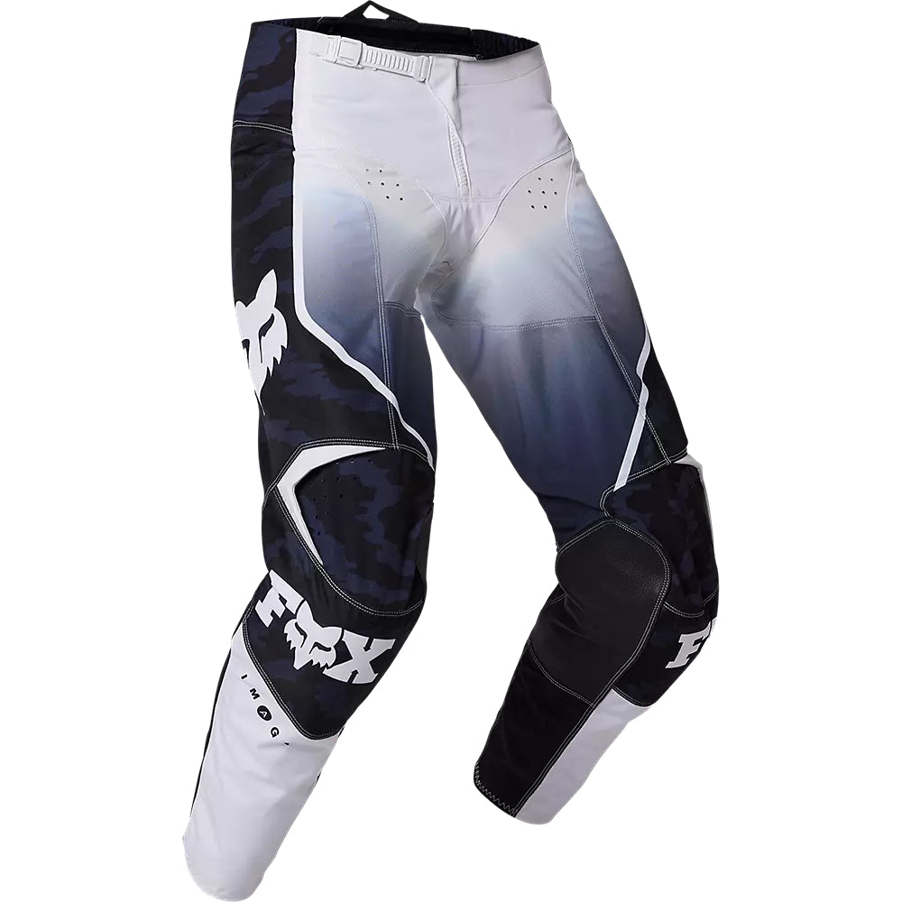 Pantalon Fox Moto 180 Nuklr para Moto Azul/Blanco