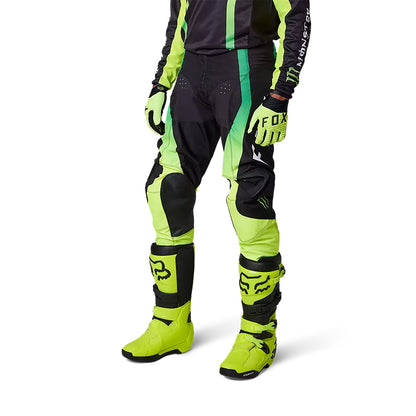 Pantalon Moto 180 Monster Negro/Verde Fox