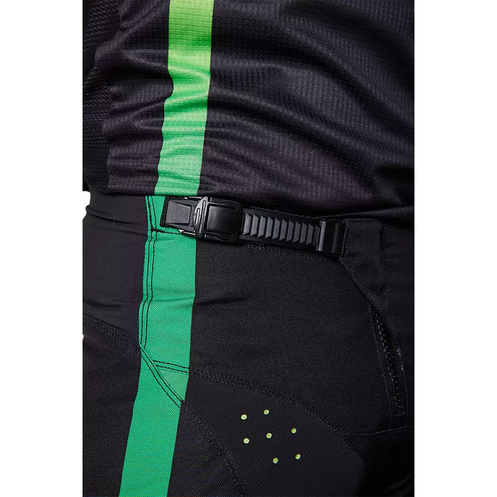 Pantalon Moto 180 Monster Negro/Verde Fox