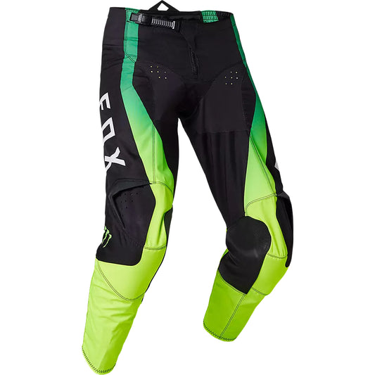 Pantalon Moto 180 Monster Negro/Verde Fox