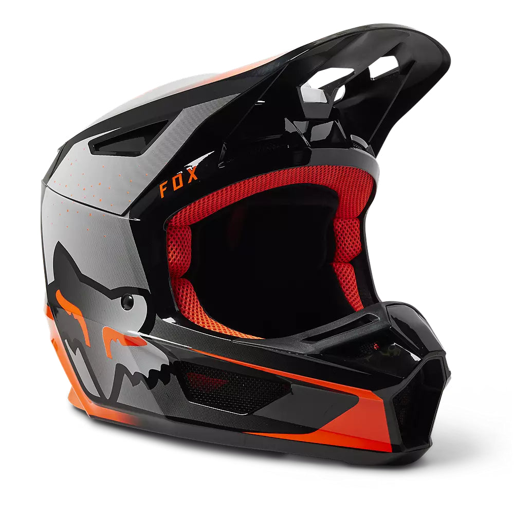 Casco Moto V2 Vizen Naranjo Fox | Casco Moto Fox casco fox racing motocross mtb