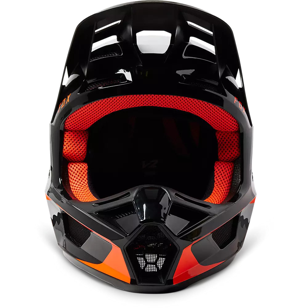 Casco Moto V2 Vizen Naranjo Fox | Casco Moto Fox casco fox racing motocross mtb