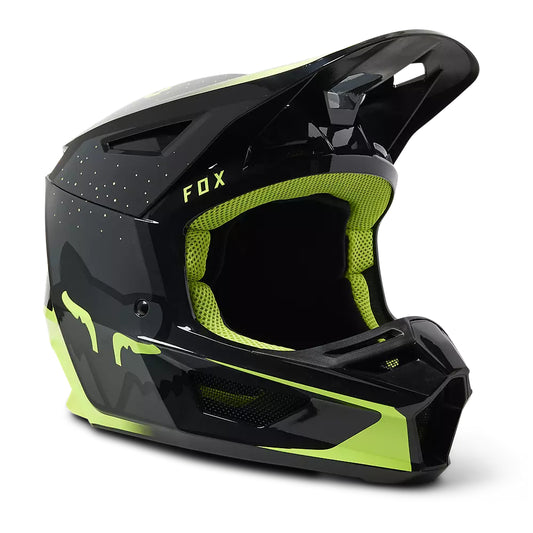 Casco Moto V2 Vizen Amarillo Fox