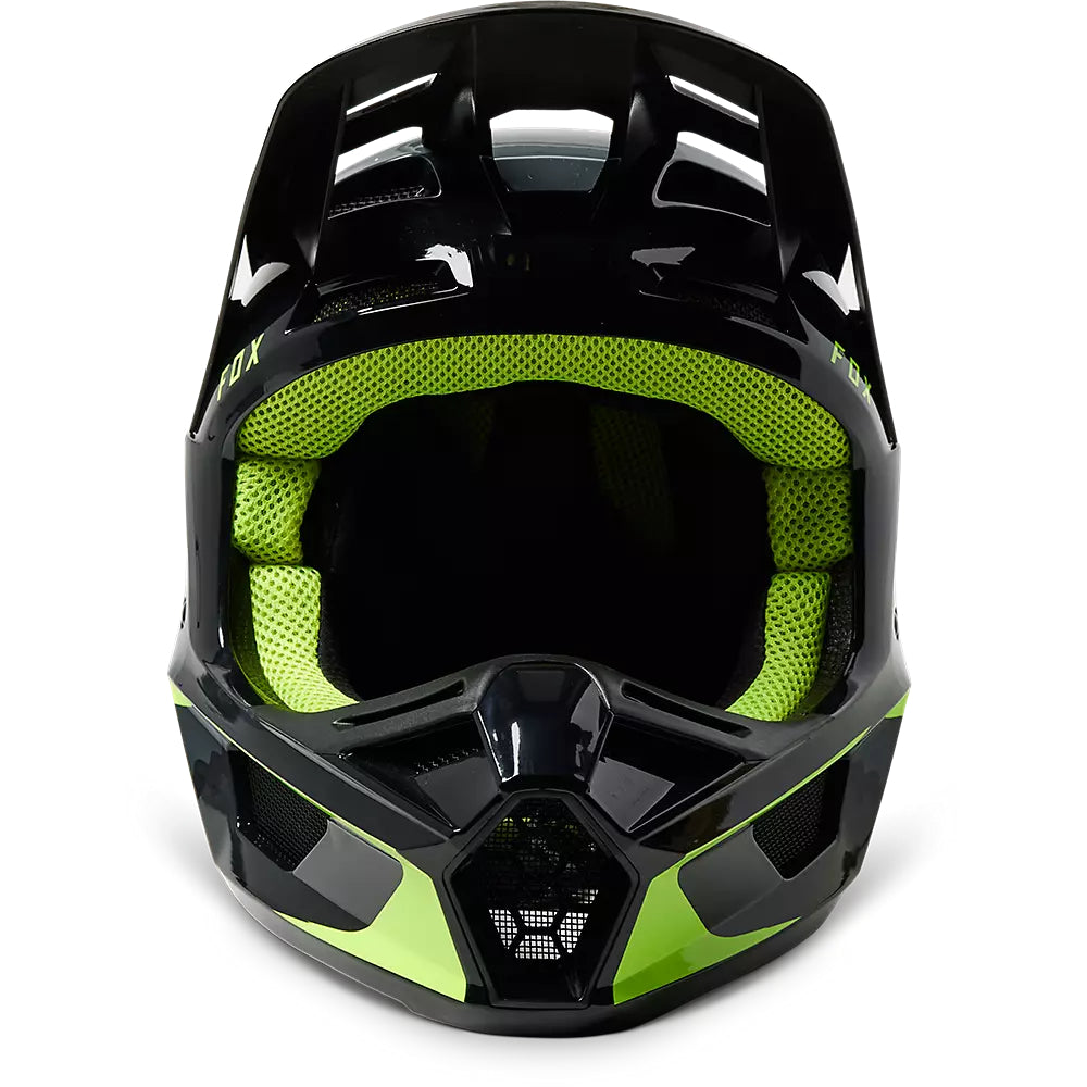 Casco Moto V2 Vizen Amarillo Fox | Casco Moto Fox casco fox racing motocross mtb