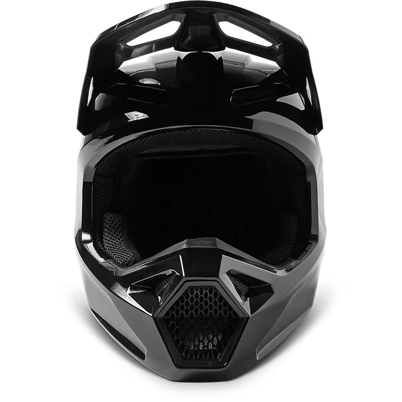 Casco Moto V1 Solid Negro Fox | Casco Moto Fox casco fox racing motocross mtb