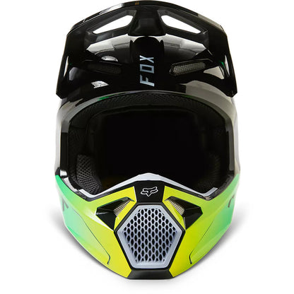 Casco Moto V1 Dpth Negro/Verde Fox | Casco Moto Fox casco fox racing motocross mtb