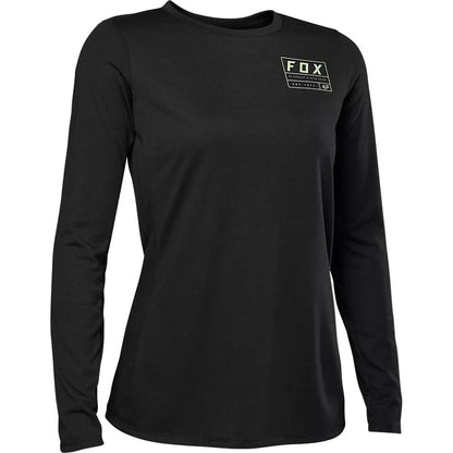 Polera Bicicleta Mujer Manga Larga Ranger Drirelease® Negro Fox polera bicicleta fox mtb