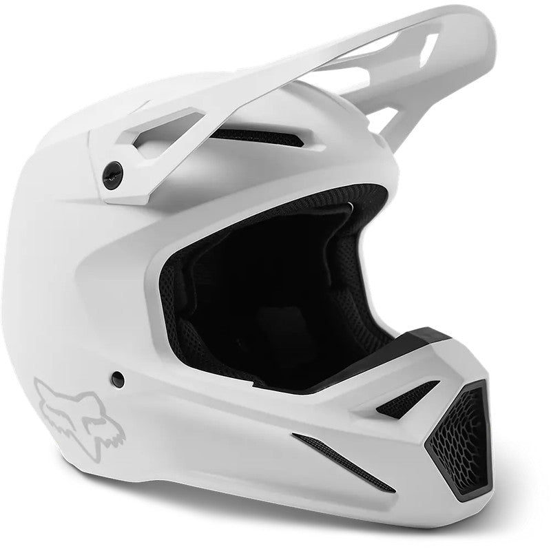 Casco Moto V1 Solid Blanco Fox | Casco Moto Fox casco fox racing motocross mtb