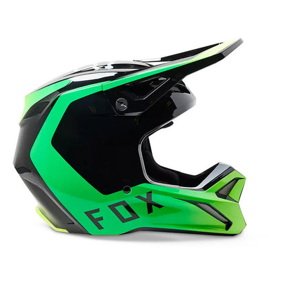 Casco Moto V1 Dpth Negro/Verde Fox | Casco Moto Fox casco fox racing motocross mtb