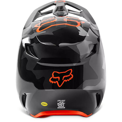Casco Moto Niño V1 Bnkr Camo Negro/Gris Fox | Casco Moto Fox casco fox racing motocross mtb
