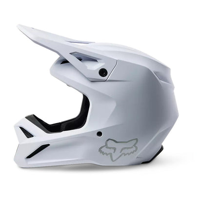 Casco Moto V1 Solid Blanco Fox | Casco Moto Fox casco fox racing motocross mtb