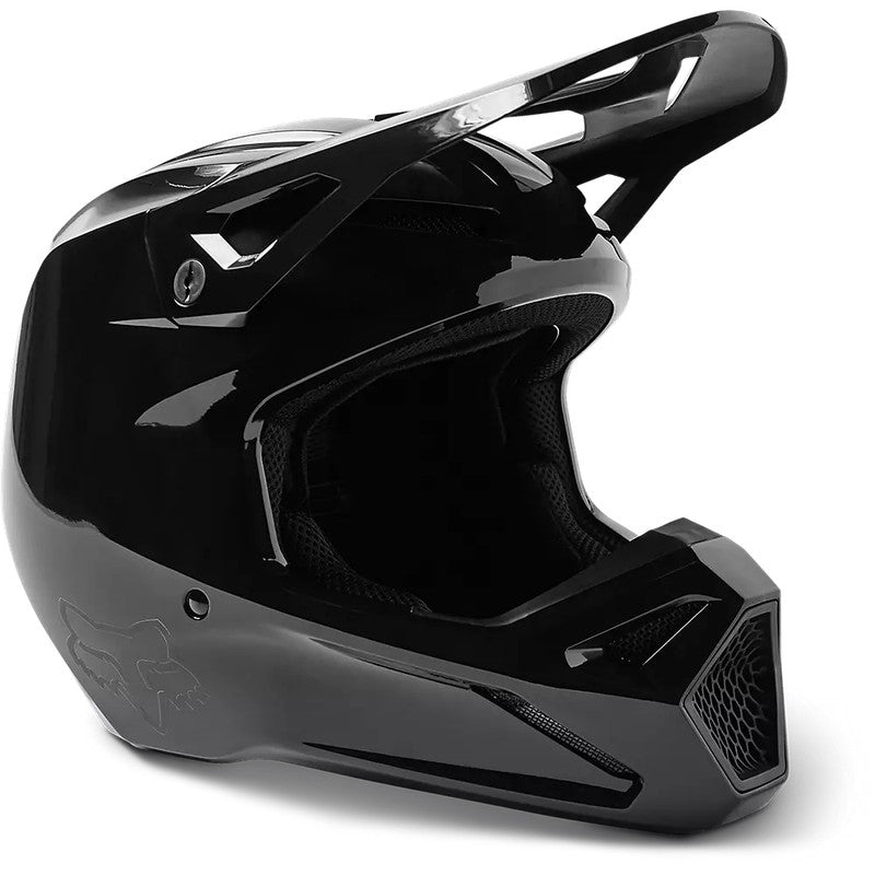 Casco Moto V1 Solid Negro Fox | Casco Moto Fox casco fox racing motocross mtb