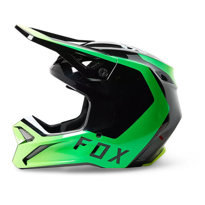 Casco Moto V1 Dpth Negro/Verde Fox | Casco Moto Fox casco fox racing motocross mtb