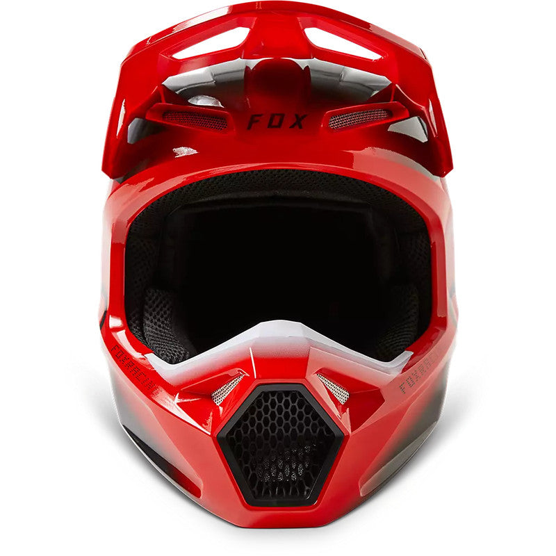 Casco Moto Niño V1 Toxsyk Rojo Fox