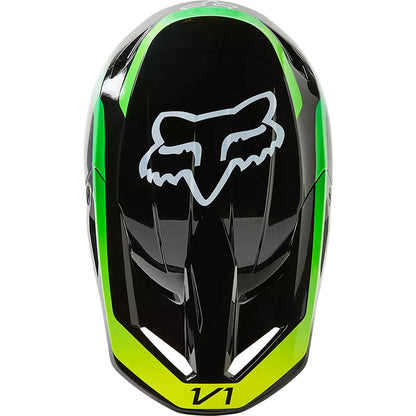 Casco Moto V1 Dpth Negro/Verde Fox | Casco Moto Fox casco fox racing motocross mtb