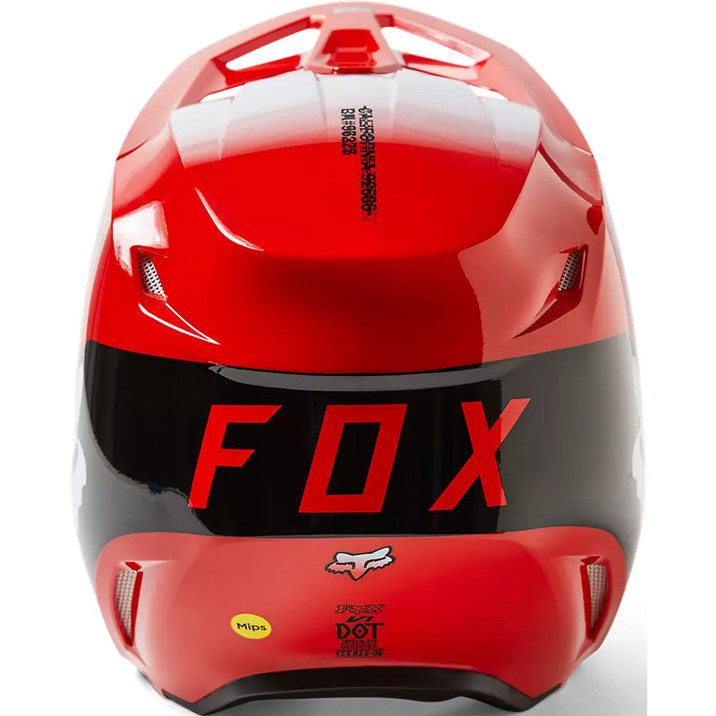 Casco Moto Niño V1 Toxsyk Rojo Fox