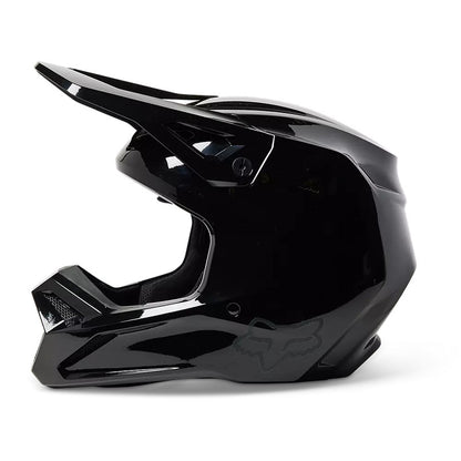 Casco Moto V1 Solid Negro Fox | Casco Moto Fox casco fox racing motocross mtb
