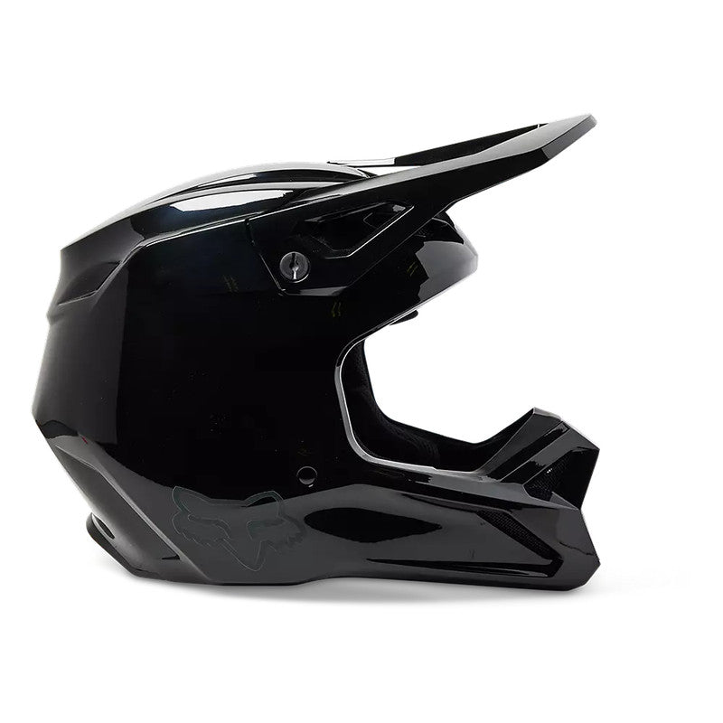 Casco Moto V1 Solid Negro Fox | Casco Moto Fox casco fox racing motocross mtb