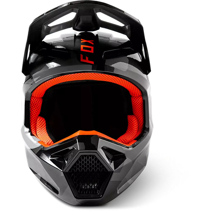 Casco Moto Niño V1 Bnkr Camo Negro/Gris Fox | Casco Moto Fox casco fox racing motocross mtb