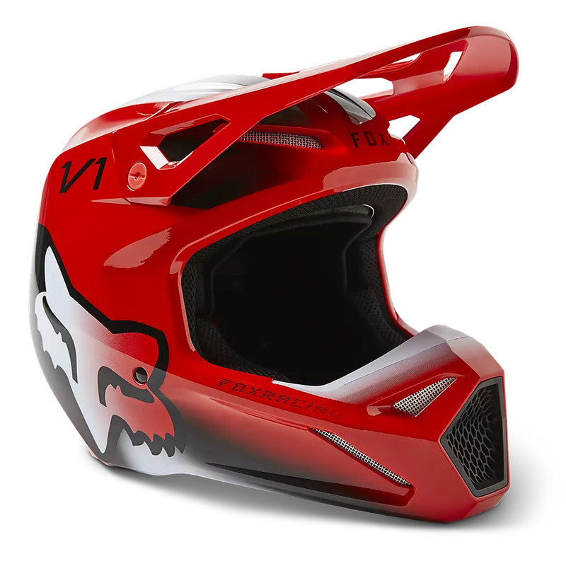 Casco Moto Niño V1 Toxsyk Rojo Fox | Casco Moto Fox casco fox racing motocross mtb
