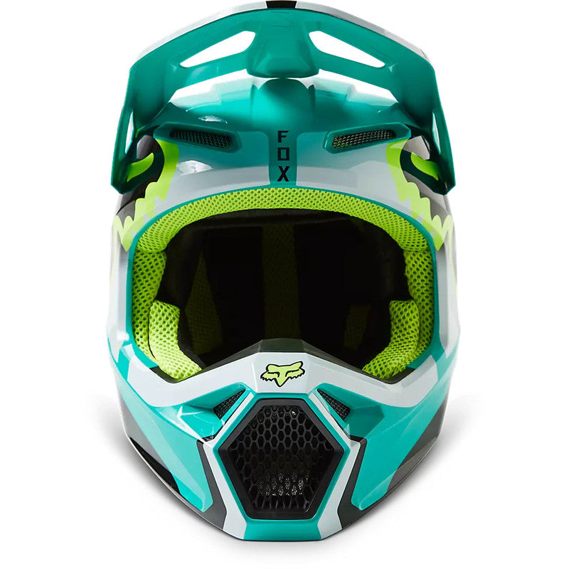 Casco Moto V1 Leed Celeste Fox | Casco Moto Fox casco fox racing motocross mtb