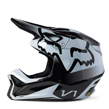 Casco Moto V1 Leed Negro/Blanco Fox | Casco Moto Fox casco fox racing motocross mtb