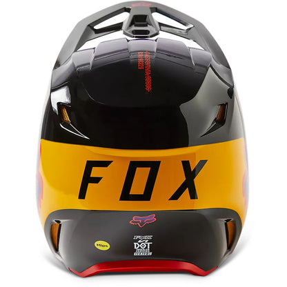 Casco Moto V1 Toxsyk Negro/Amarillo Fox | Casco Moto Fox casco fox racing motocross mtb